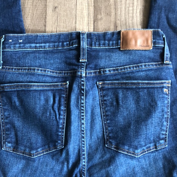 Madewell 9 inch High Rise Button Fly Skinny Jeans 28T - Picture 7 of 9